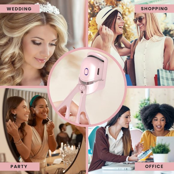 Heated Eyelash Curlers, Heated Lash Curler, Electric Eyelash Curler - Picture 6 of 7